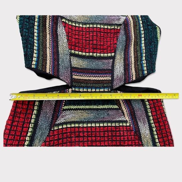 Brazilian Multi Color Sleeveless Dress with side cut outs Size M - Picture 9 of 14